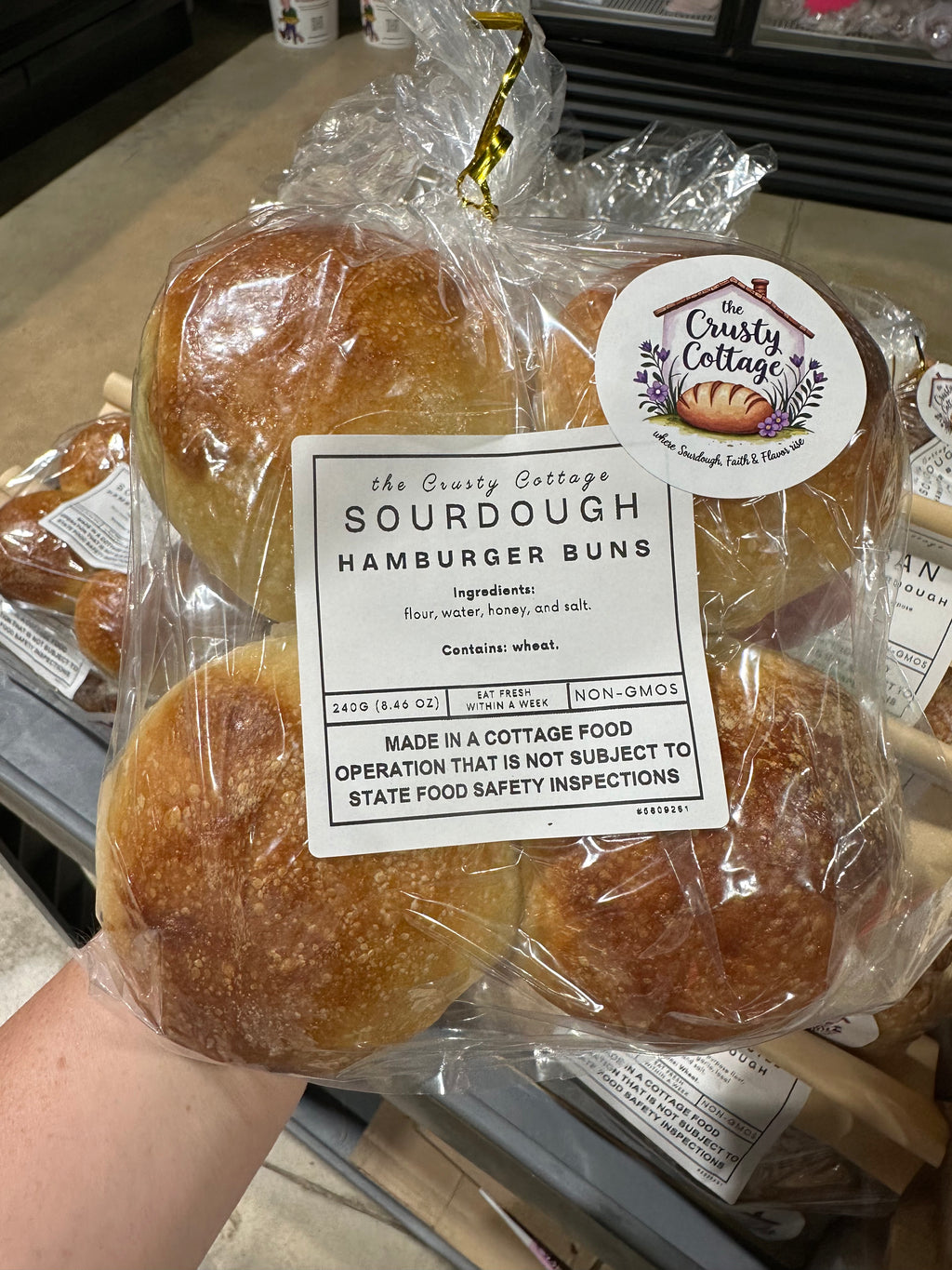 Sourdough Hamburger Buns